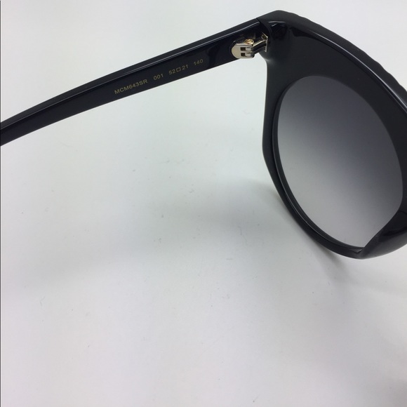 New MCM 643SR 001 Oversize Black Sunglasses - Picture 4 of 6